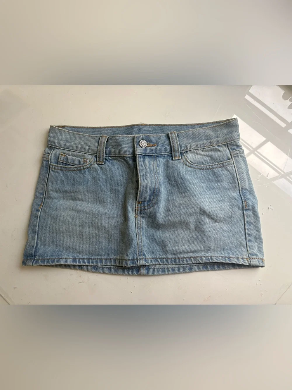 Brandy Melville Denim Mini Skirt